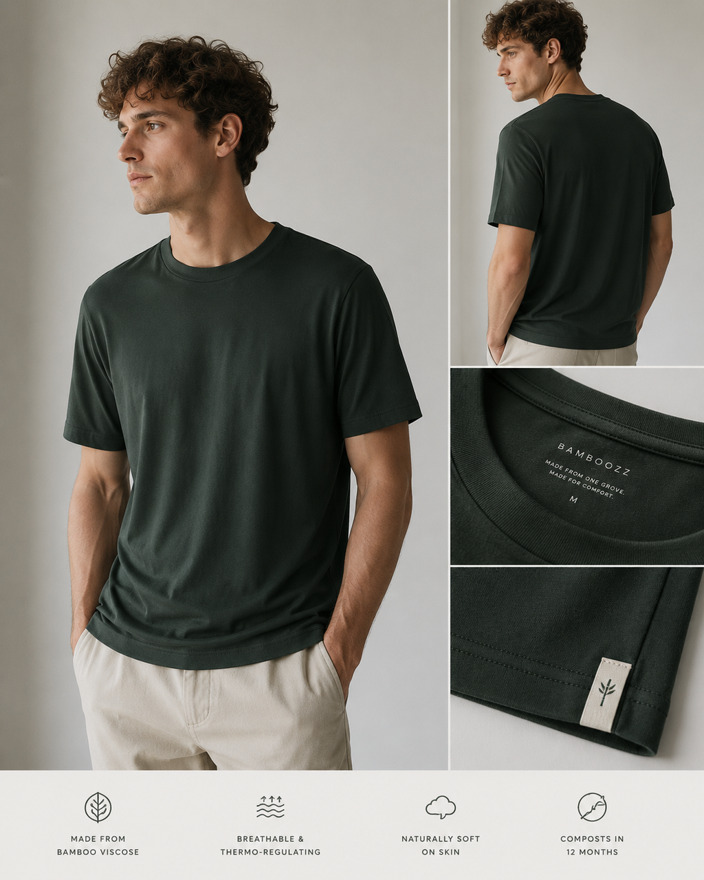 The Tee - Relaxed Bamboo Crew Neck