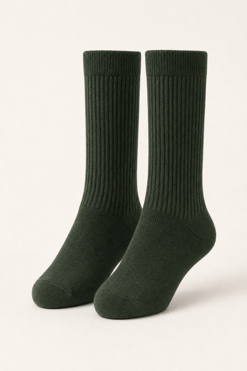 BAMBOOZZ The Sock bamboo crew socks in Forest Green